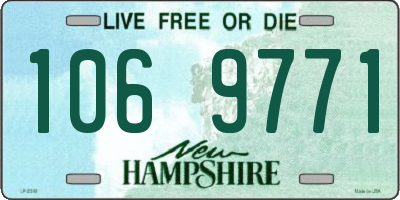 NH license plate 1069771