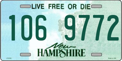 NH license plate 1069772