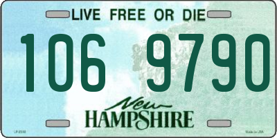 NH license plate 1069790