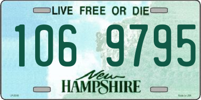 NH license plate 1069795