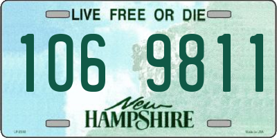 NH license plate 1069811