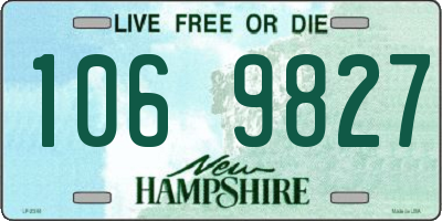 NH license plate 1069827