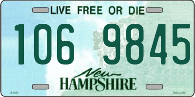 NH license plate 1069845