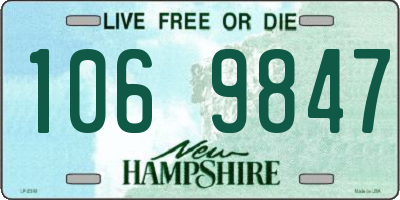 NH license plate 1069847