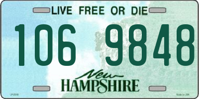 NH license plate 1069848
