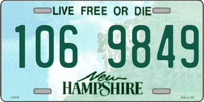 NH license plate 1069849