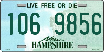 NH license plate 1069856