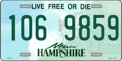 NH license plate 1069859