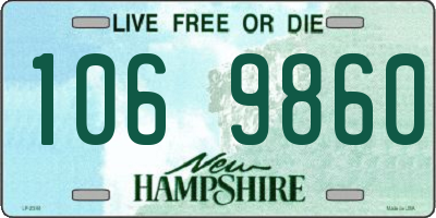 NH license plate 1069860