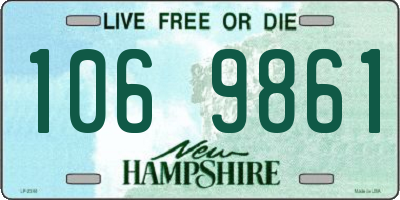 NH license plate 1069861