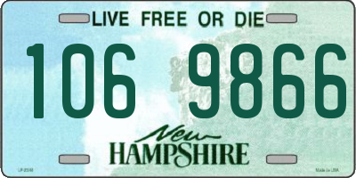 NH license plate 1069866