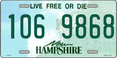 NH license plate 1069868