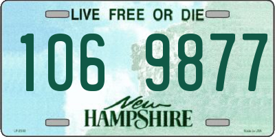 NH license plate 1069877