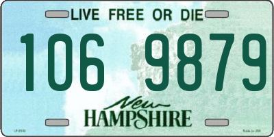 NH license plate 1069879