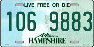 NH license plate 1069883