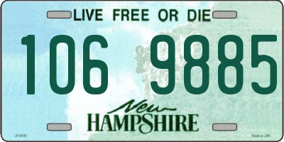 NH license plate 1069885