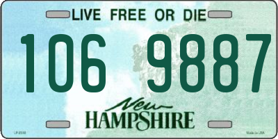 NH license plate 1069887