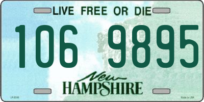 NH license plate 1069895