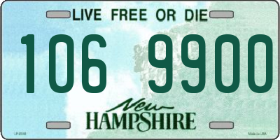 NH license plate 1069900