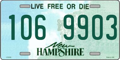 NH license plate 1069903