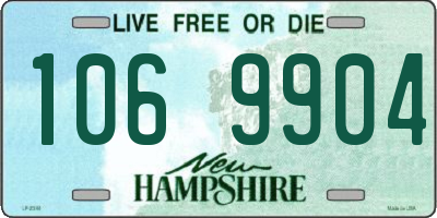 NH license plate 1069904