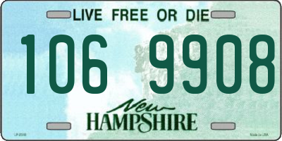 NH license plate 1069908