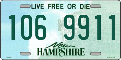 NH license plate 1069911