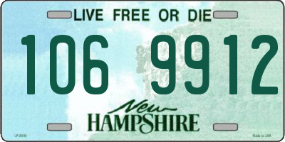 NH license plate 1069912