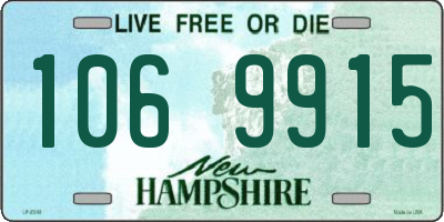 NH license plate 1069915