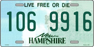 NH license plate 1069916
