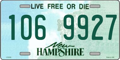 NH license plate 1069927