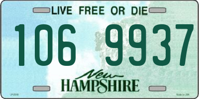 NH license plate 1069937