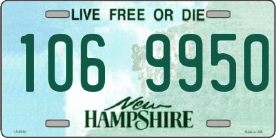 NH license plate 1069950