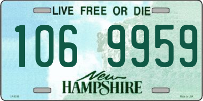 NH license plate 1069959