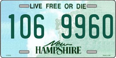NH license plate 1069960