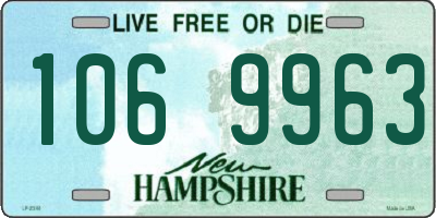 NH license plate 1069963