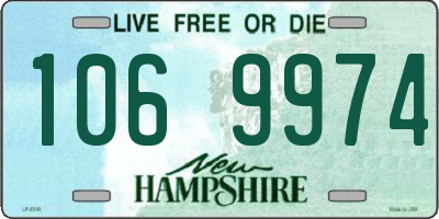 NH license plate 1069974