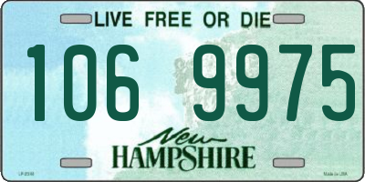 NH license plate 1069975