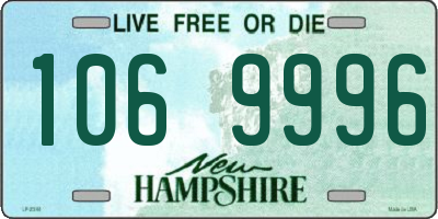 NH license plate 1069996