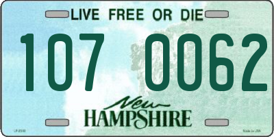 NH license plate 1070062
