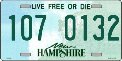 NH license plate 1070132