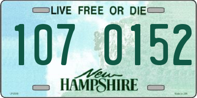 NH license plate 1070152