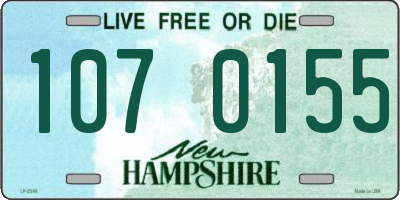 NH license plate 1070155