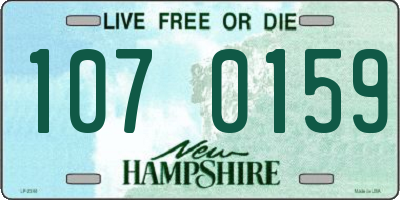 NH license plate 1070159