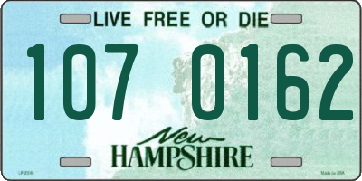NH license plate 1070162