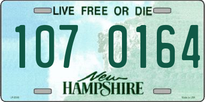 NH license plate 1070164