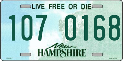 NH license plate 1070168