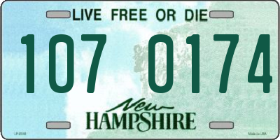 NH license plate 1070174