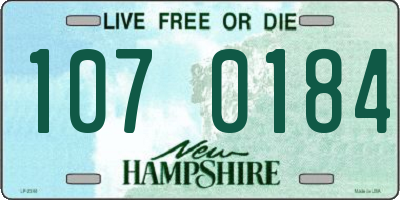 NH license plate 1070184