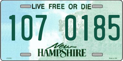 NH license plate 1070185
